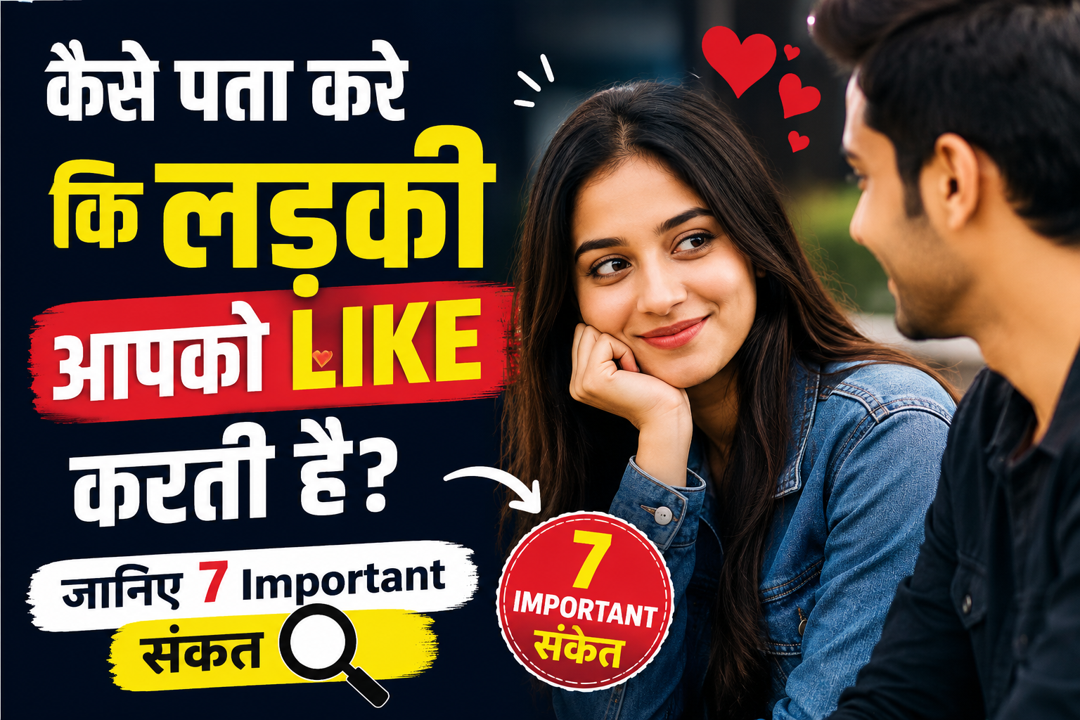 Kaise Pata Kare Ki Ladki Aapko Like Karti Hai? Janiye 7 Important Sanket