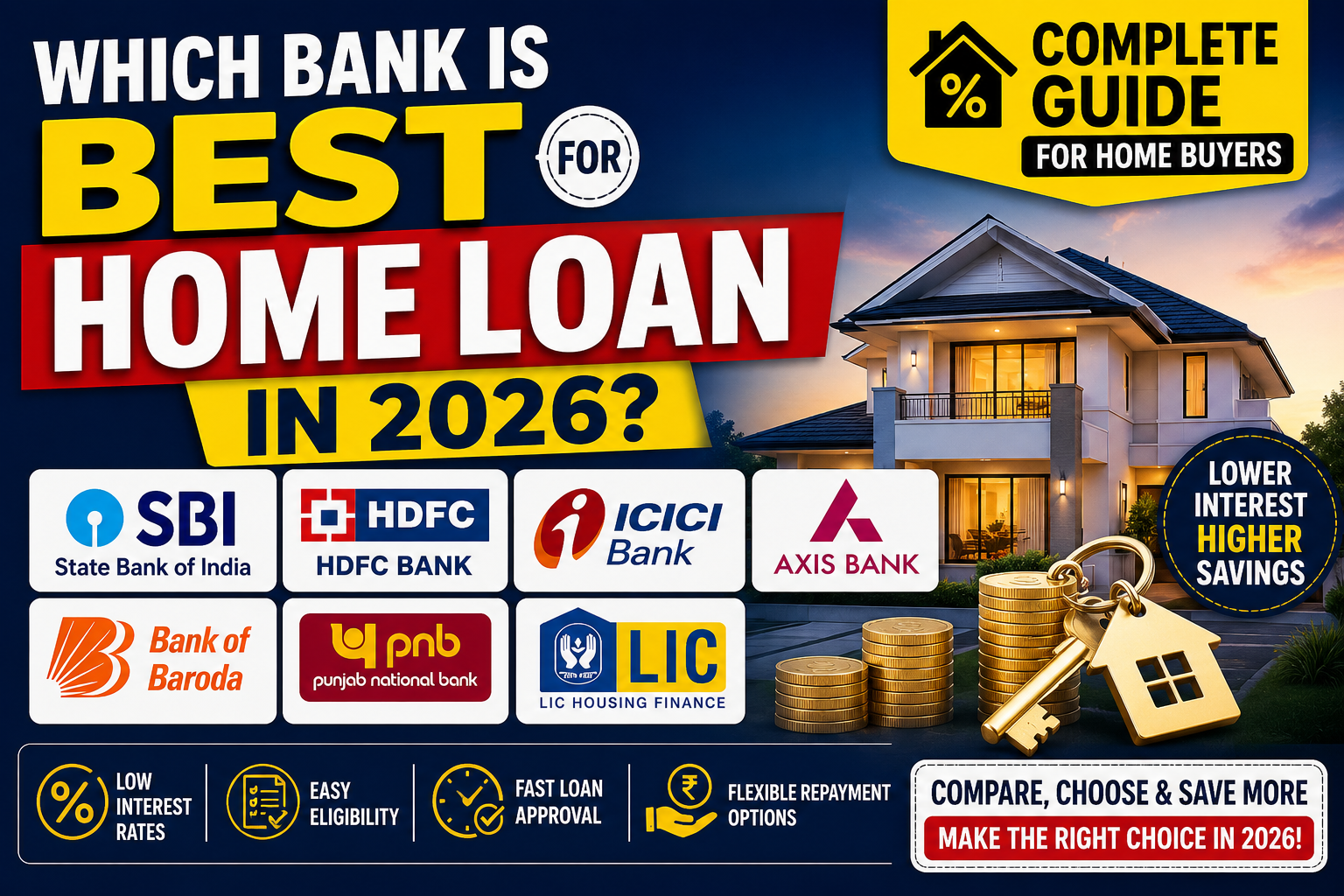 Which Bank is Best for Home Loan in 2026? Complete Guide for Home Buyers